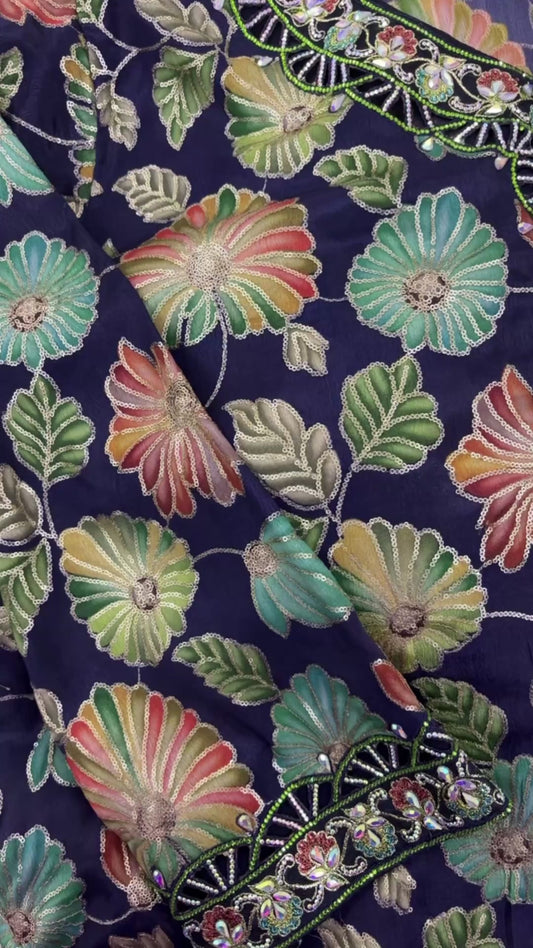 مخروز كحلي فصوص